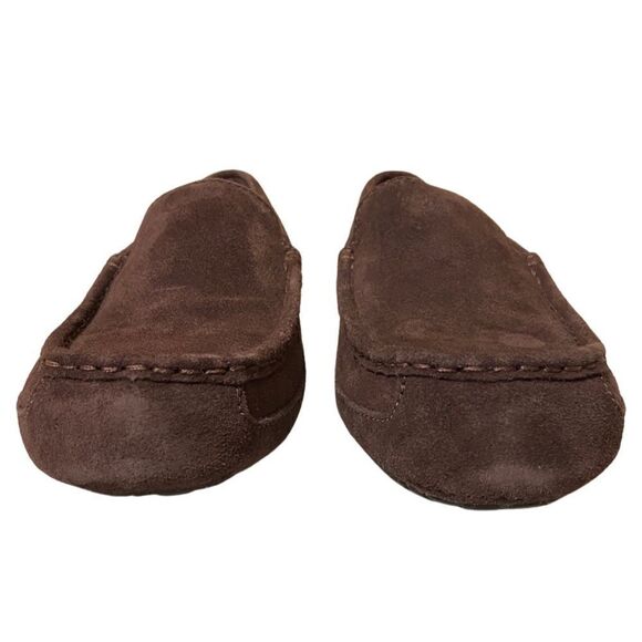 UGG Alder Faux Shearling Lined Suede Brown Slipper - Picture 3 of 9